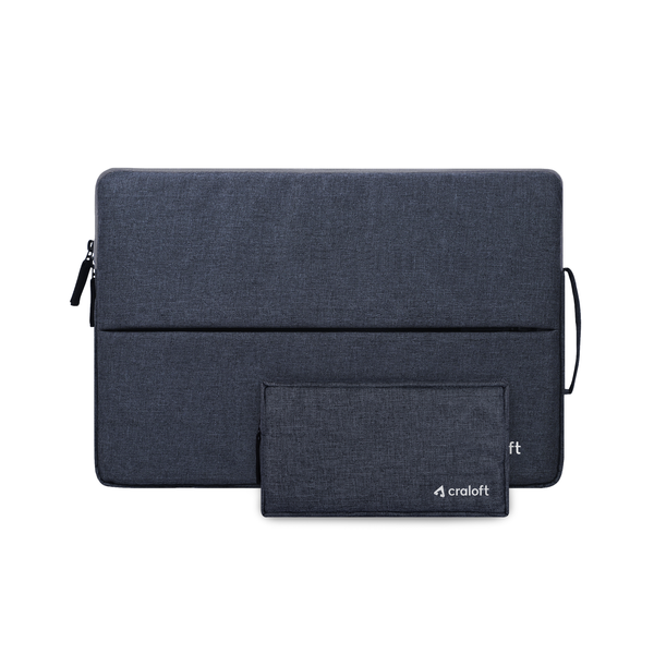 Casket L25 Tablet Sleeve Cover for Upto 11.6 Inch Tablet With Charger Pouch (Grey)