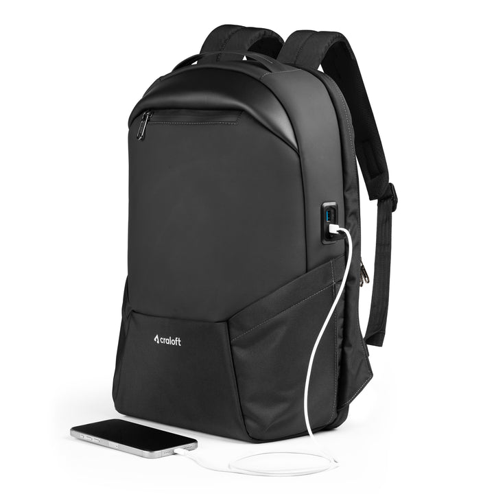 OfficeMate 23L Laptop Backpack – USB Charging