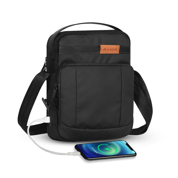 CityExplorer Crossbody Sling Bag with a USB Port