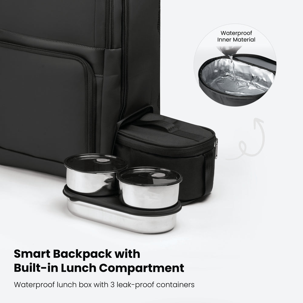 best backpack laptop waterproof lunch The Corporate Backpack Pro – 21L Laptop Bag for 15.6-16 Inch