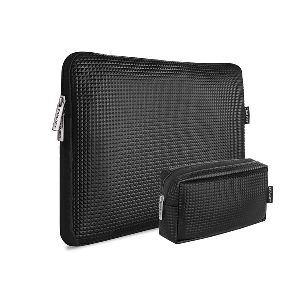 Prime L29 Tablet Sleeve Cover for Upto 11.6 Inch Tablet With Charger Pouch (Black)